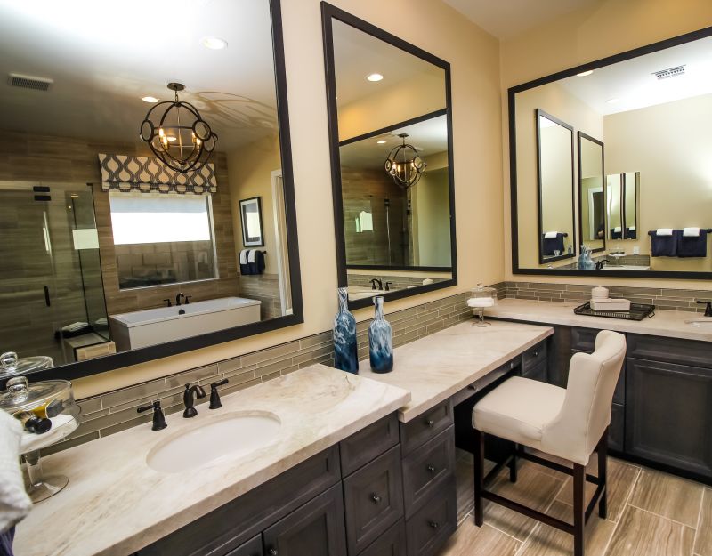 Wide View of Master Bathroom